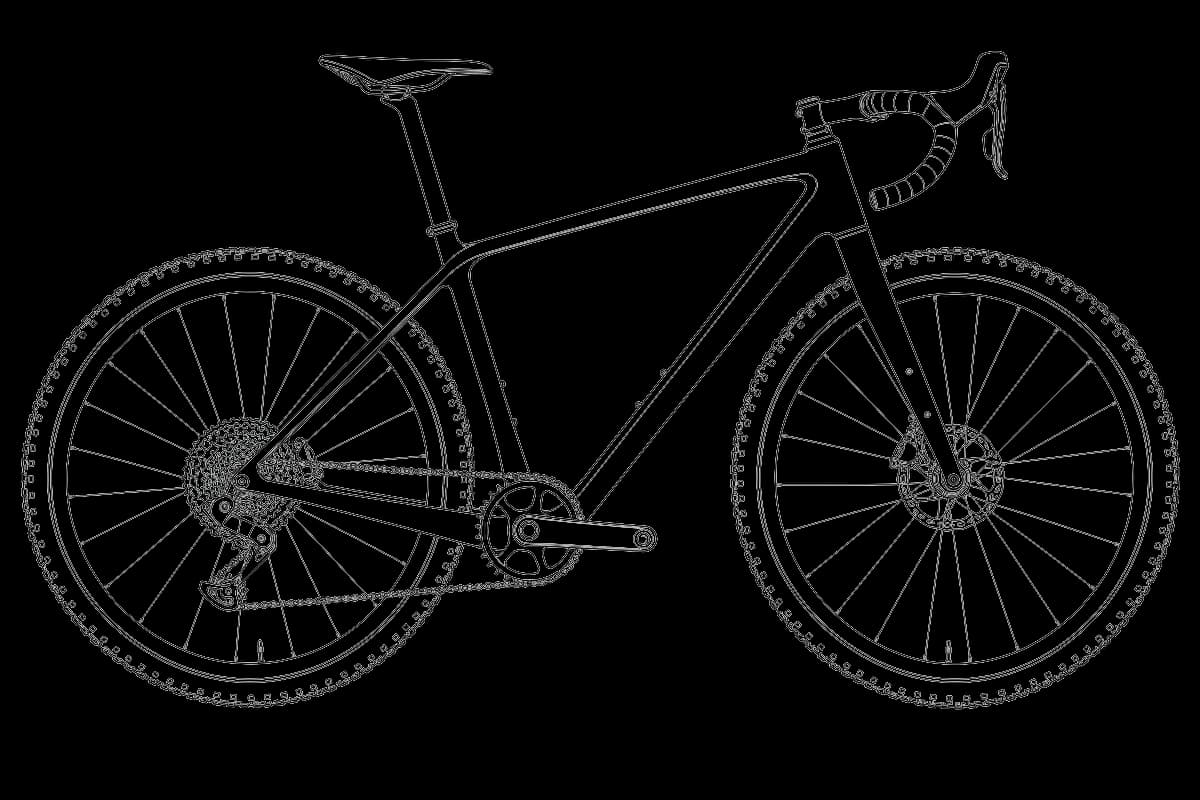 gravel bike — category illustration