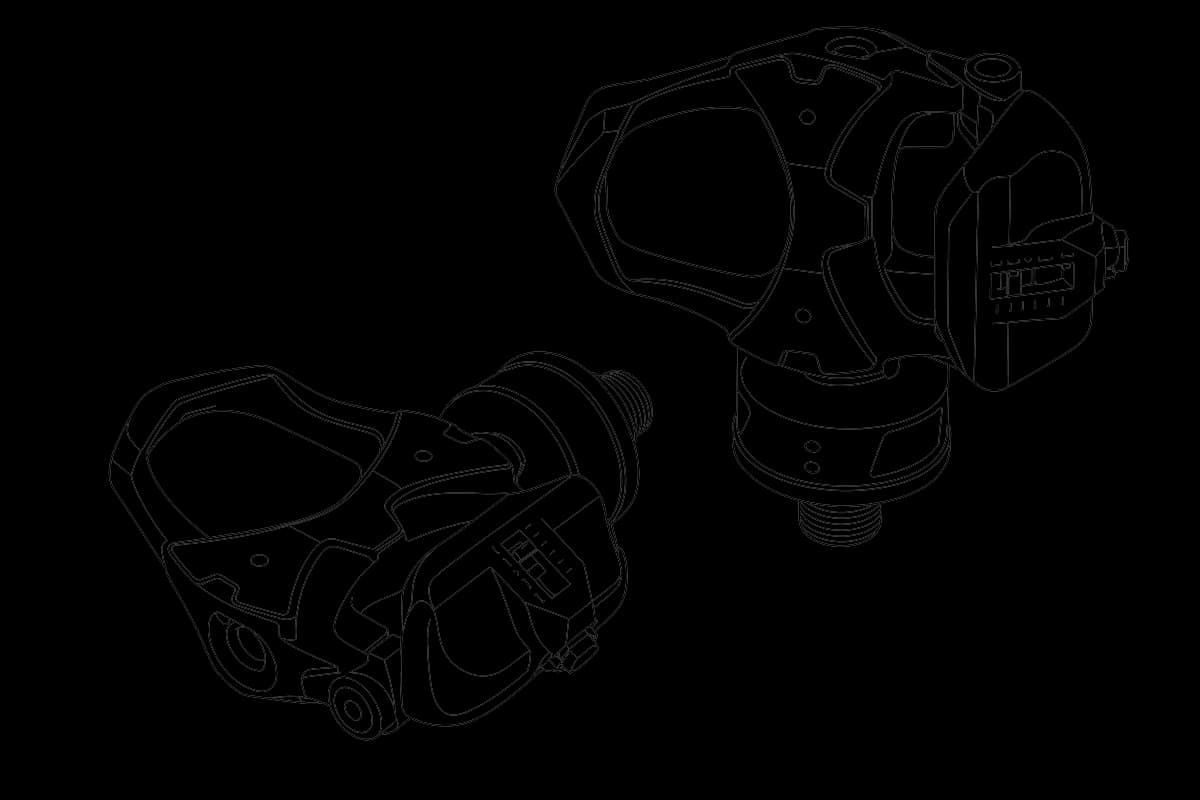 Favero Assioma Duo — line drawing
