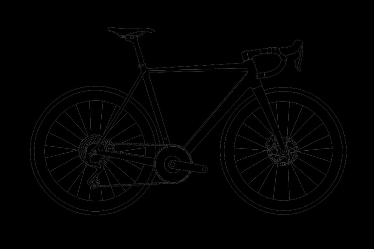Cannondale CAAD14 — line drawing