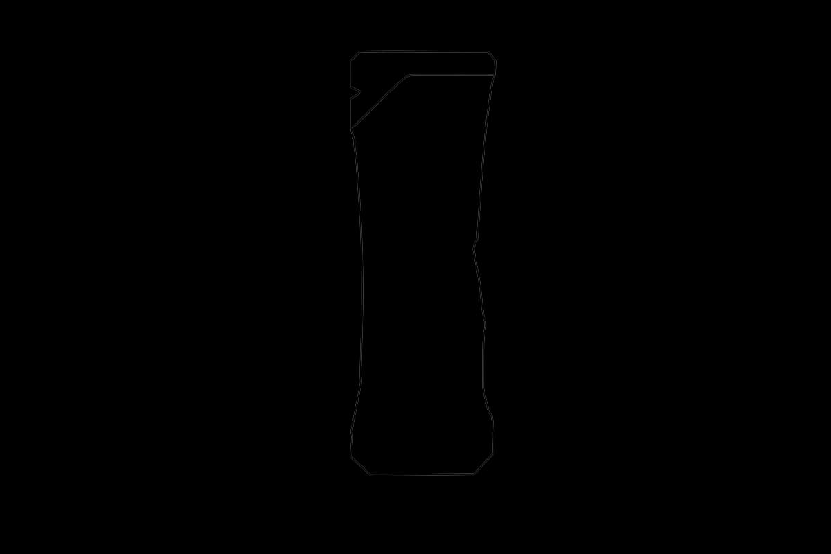 Maurten Gel 100 — line drawing