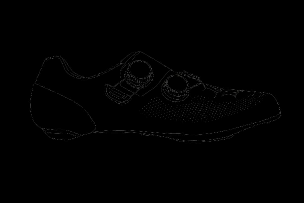 Shimano S-Phyre RC903 — line drawing