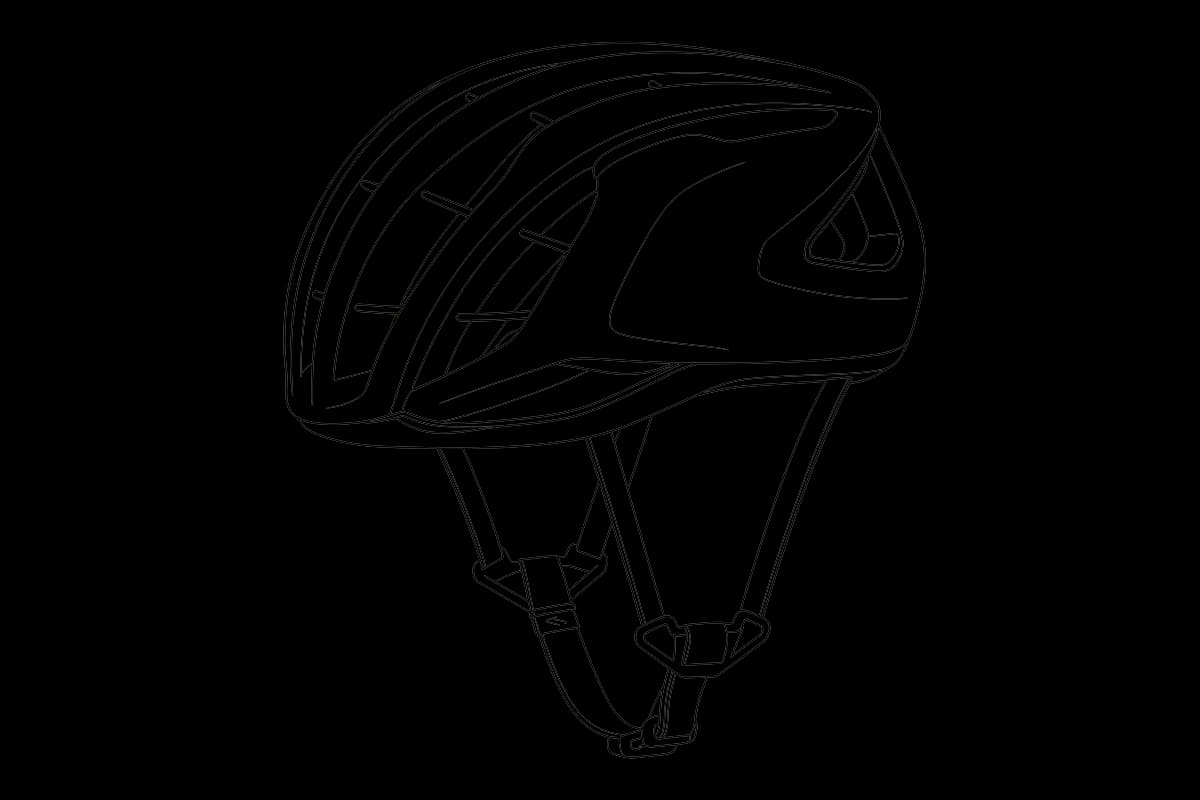 Specialized S-Works Prevail 3 — line drawing