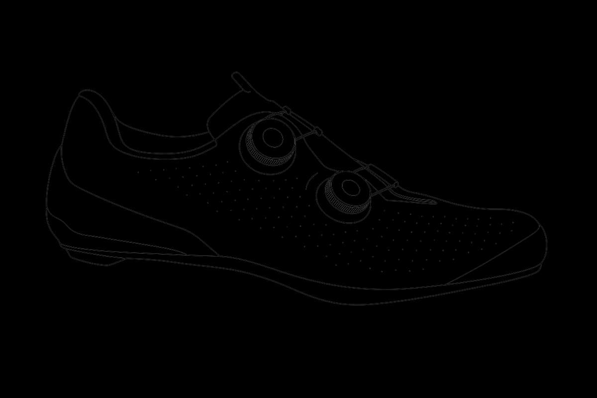 Specialized S-Works Torch — line drawing