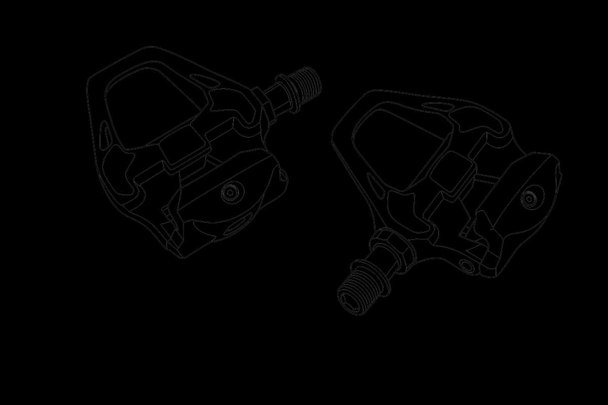Shimano SPD-SL — line drawing